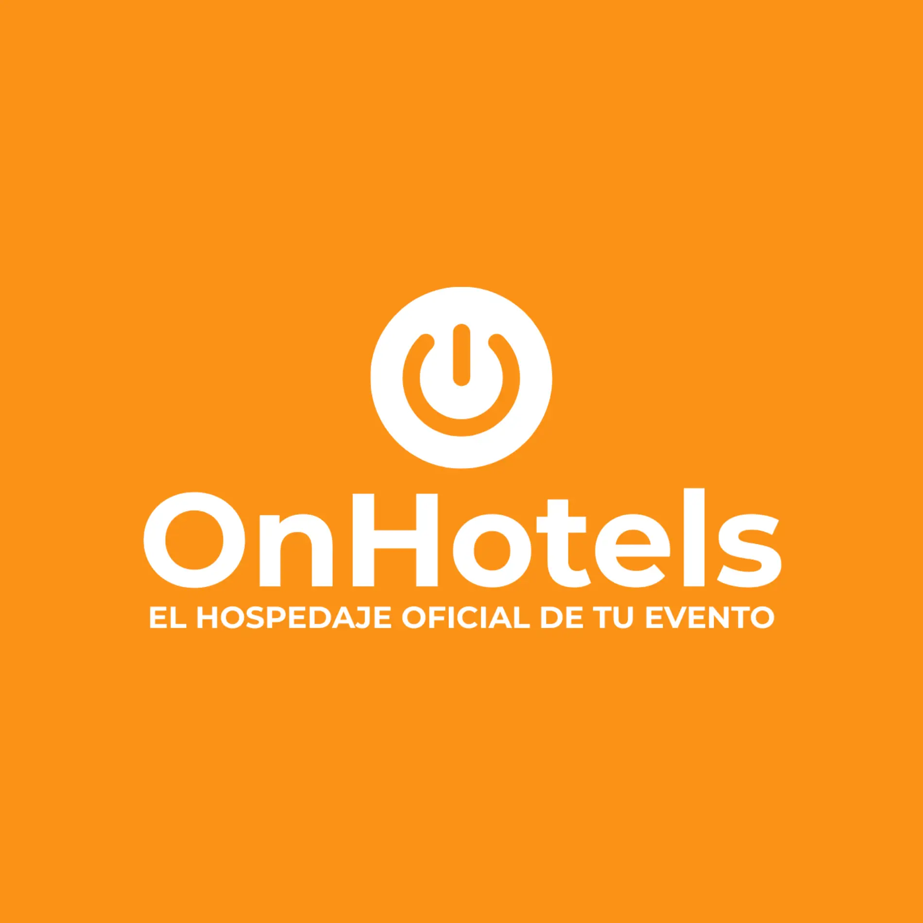Logotipo de OnHotels, plataforma oficial de hospedaje de CRI